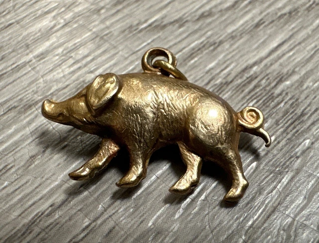 Décorations Cochon Porte-Bonheur, Peintes à la Main – Lot de 6
